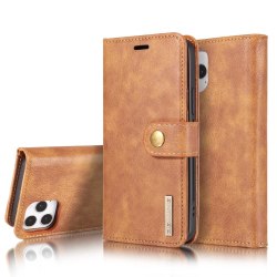 CASE iPhone 12 / 12 Pro Tyylikäs lompakkokotelo - ruskea Brown