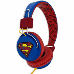 SUPERMAN Hörlur Tween On-Ear 100dB Blå Vintage multifärg