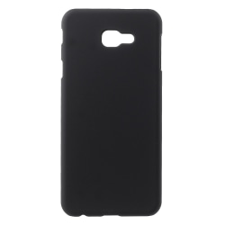 Gummibelagt hård plastcover til Samsung Galaxy J4 Plus - Sort Black