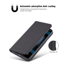 Liquid Silicone Touch Wallet Stand Case iPhone 12 Pro Max Black
