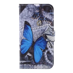 Lompakkokotelo case 11 Pro - Blue Butterfly Blue