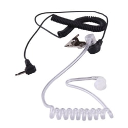 3,5 mm Headset Headset 1 Pin Ham- amatørradio. Black
