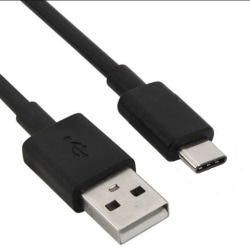 Samsung Galaxy S8 PLUS - USB till USB Type-C hane - synk kabel svart