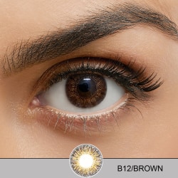 Brown / Brun färg - 12 månaders färgade linser