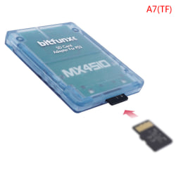 RetroScaler MX4SIO SIO2SD SD/TF-kortadapterläsare för PS2 A7(TFBL)