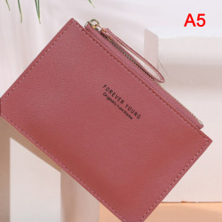Mode kvinnlig plånbok Tonåring flicka kvinnor plånbok Red