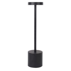 LED skrivbordslampor Aluminiumlegering Uppladdningsbar Touch-dimmer Black