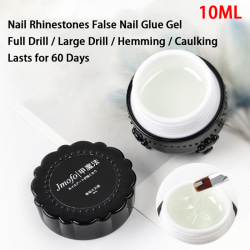 10 ML Nail Art Glue Gel Super Adhesive För Rhinestone Folie