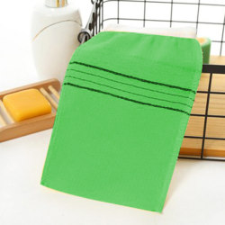 4st Dubbelsidig handduk koreansk exfolierande badhandduk Green