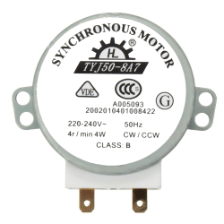 CW/CCW Mikrovågs skivspelare Vridbord Synkronmotor