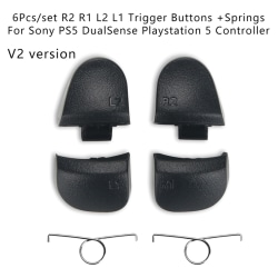 1 set R2 R1 L2 L1 triggerknappar med fjädrar för PS5 DualSense