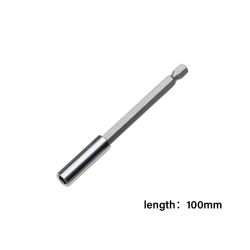 screwdriver set extension bit holder magnet change 1/4" hex rod 100mm