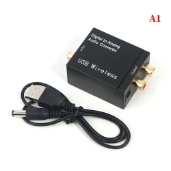 USB DAC-förstärkare Digital till Analog o Omvandlare med Bluetooth A1