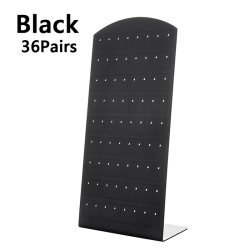 48/72 hull kreative smykker øredobber studs display stativ Black 18X8.8cm