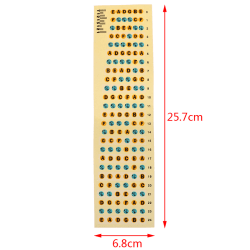 1x guitar fretboard note decal fingerboard music scale map stic