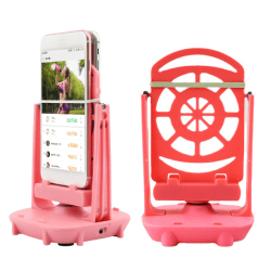 Automatisk Swing Phone Wiggler Device Record Step Artefaktborste Pink