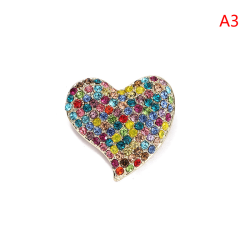 Rhinestone Love Heart Brooches For Lady Classic Party Office Br A3