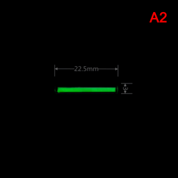 Ljusstång Det är inte tritiumgasstav / ljusrör av glas Fi A2