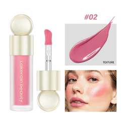 Liquid Blush Velvet Matte Blusher Face Pigment Lasting Peach 2