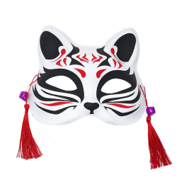 Japansk katt PVC-mask för barn Cosplay kostym rekvisita Halloween-fest
