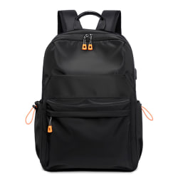 Laptop ryggsäck Business Travel Bag Lätt bokväska för man black