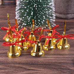 9st Gold Bells Hantverkstillbehör Jul Gingle Bell Weddin One Size