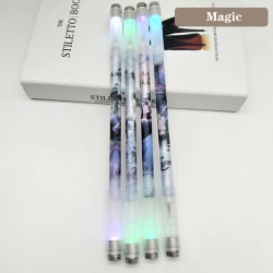 Spinning Pen Rotating Gaming Ballpoint Luminous Pen for Beginne Multicolor Magic