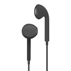 3,5 mm uttag In-ear Trådbundna hörlurar Knapp Tråd Headset In-ear för Xiaomi Samsung Hu Iphone Talking Earphone Stereo Subwoofer Black