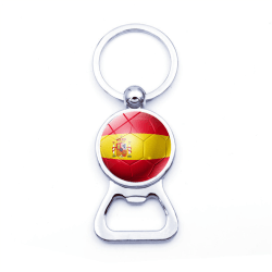 2st metallnyckelring 2022 fotbolls-VM-nyckelring-Spanien