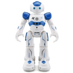 Barnleksaksrobot, uppladdningsbar smart robotleksak (blå)