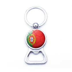 2st metallnyckelring 2022 fotbolls-VM-nyckelring-Portugal