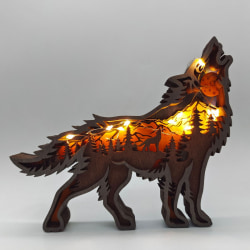 3D ulv skulptur lampe, dekoration