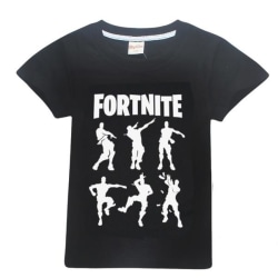 Fortnite T-shirt til børn (silhuetter) Black 140