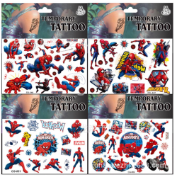 4st SpiderMan tatueringar Barn tatueringar multifärg