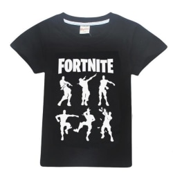Fortnite T-paita lapsille (Siluetteja) Black
