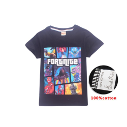 Fortnite T-shirt til børn Black 140 (Modell 8391)
