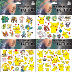 4 Pokémon-tatuointia Erittäin herkullisia monivärisiä lasten tat