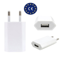 iPhone USB Laddare till / Samsung 5V / 1A mfl Vit