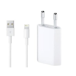iPhone-laturi Lightning-kaapelilla 2 m - Valkoinen + USB-laturi