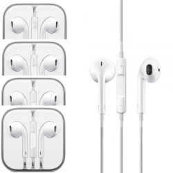 4-Pack iPhone Hörlurar med Mikrofon och Volymkontroll