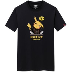 Børne T -shirt - Pikachu - Cool Pokemon Pokémon inspireret Black M