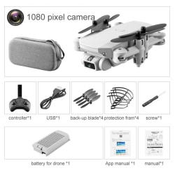 Mini Drönare 1080P HD-kamera WiFi grå