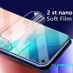2 st nano skärmsydd för samsung A80 Transparent