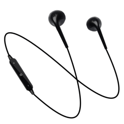 S6 Sport Enkel nackband Headset  hörlurar svart