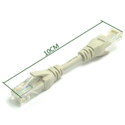 10cm (0, 1m) nätverkskabel , Ethernet, LAN, patchkabel, 1Gbit/S 10 centimeter
