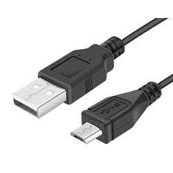 2M USB strömkabel kompatibel med Google Chromecast Media spelare