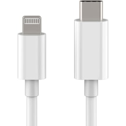 USB-C till Lightning kabel för iPhone 11/12/13/14 20W vit 2m 2 meter