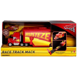 Disney Cars 3 Race Track Mack Set + Center Blixten McQueen