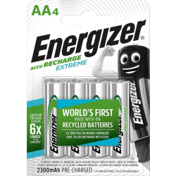 Energizer® Recharge Extreme AA - 4-pack Aluminium