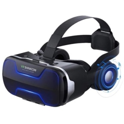 Shinecon G02ED Anti-Blue Ray VR Headset med ANC - 4.7-6 - Svart Svart